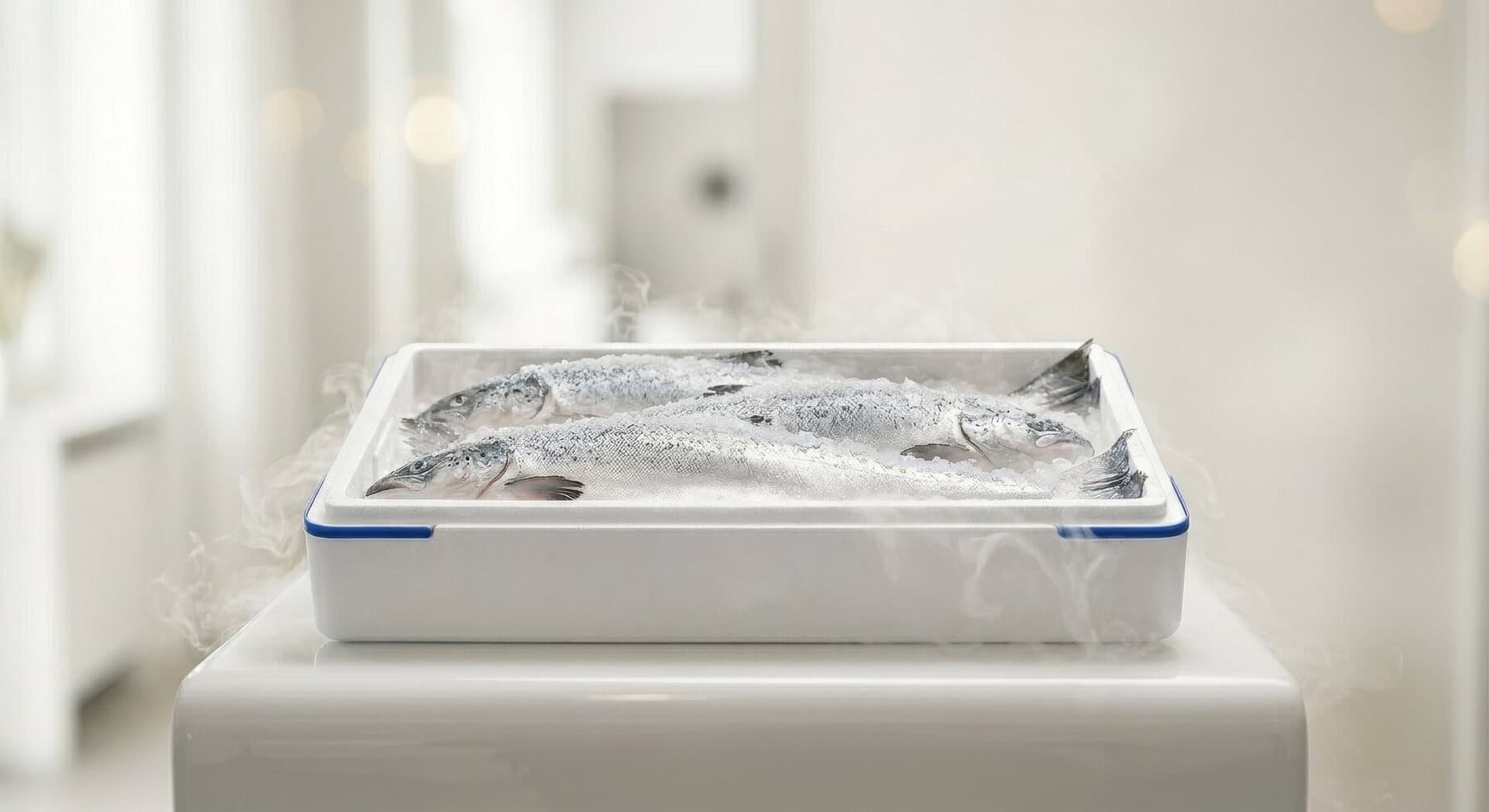 Fase 1 — Ricevimento dei salmoni.
