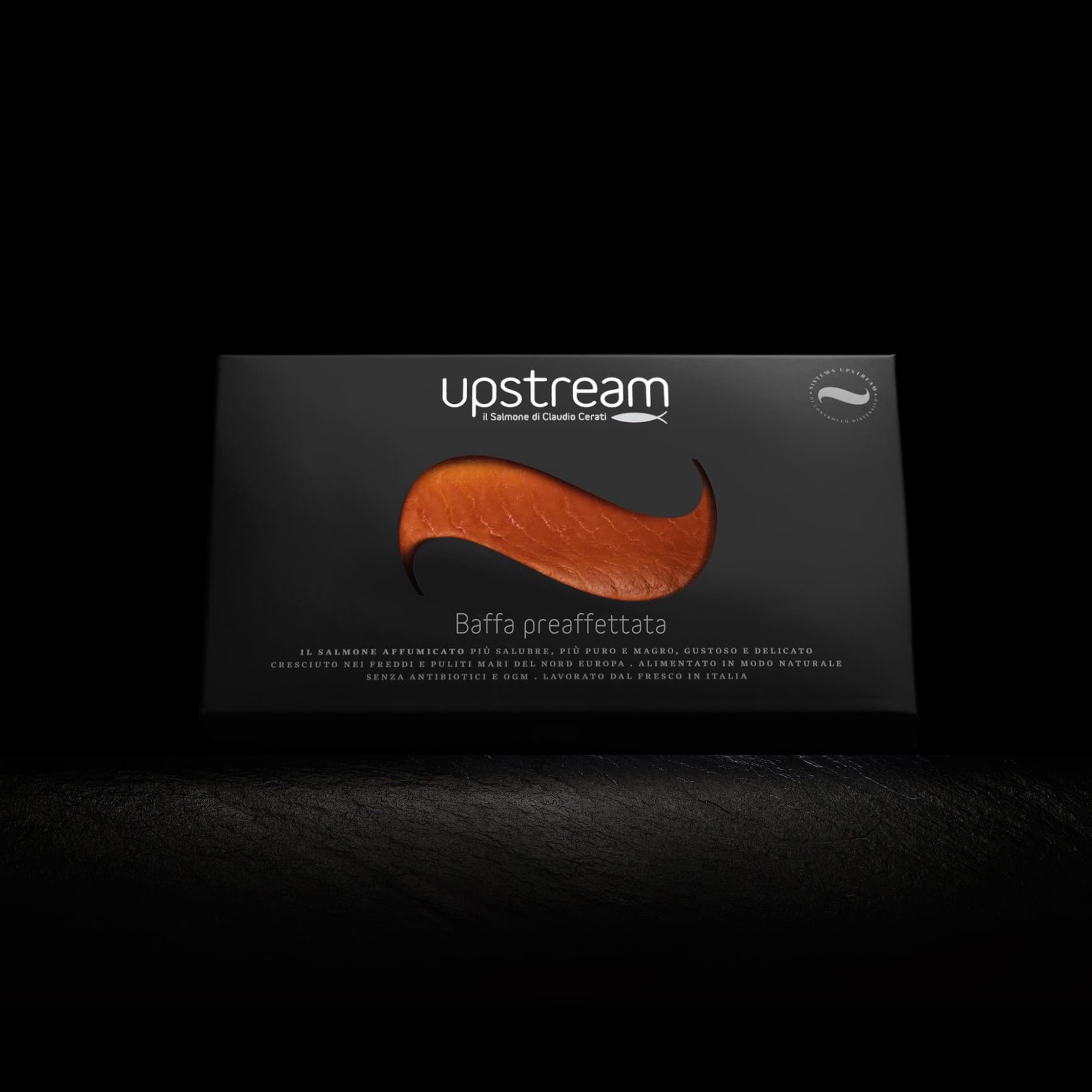 Baffa preaffettata di salmone affumicato 450 g